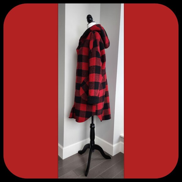 DESIGN LAB || Oversized Buffalo Plaid Coat (SIZE S) - Picture 2 of 6